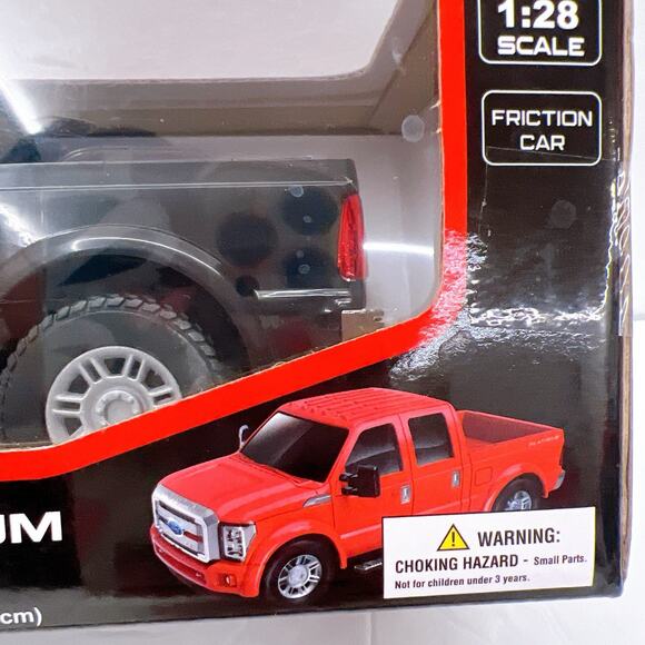 Ford F-350 Super Duty Platinum 1:28 Scale Friction Car Model Black Collectible - Picture 4 of 7